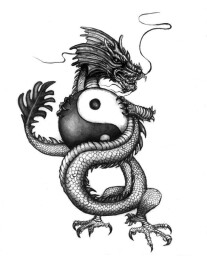 Výtvarný návrh na logo Školy čínskeho Wushu